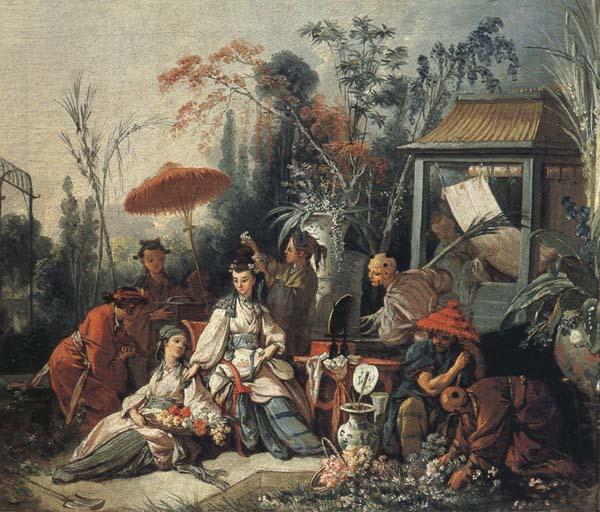 Francois Boucher The Chinese Garden France oil painting art